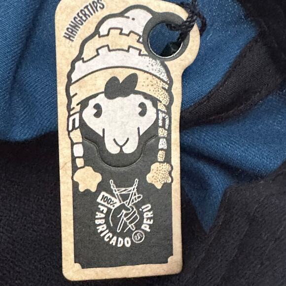 HANGERTIPS Peru Llama Hat Blue Adjustable Dad Cap Gorras Ari Alpaca Embroidered - Picture 7 of 8